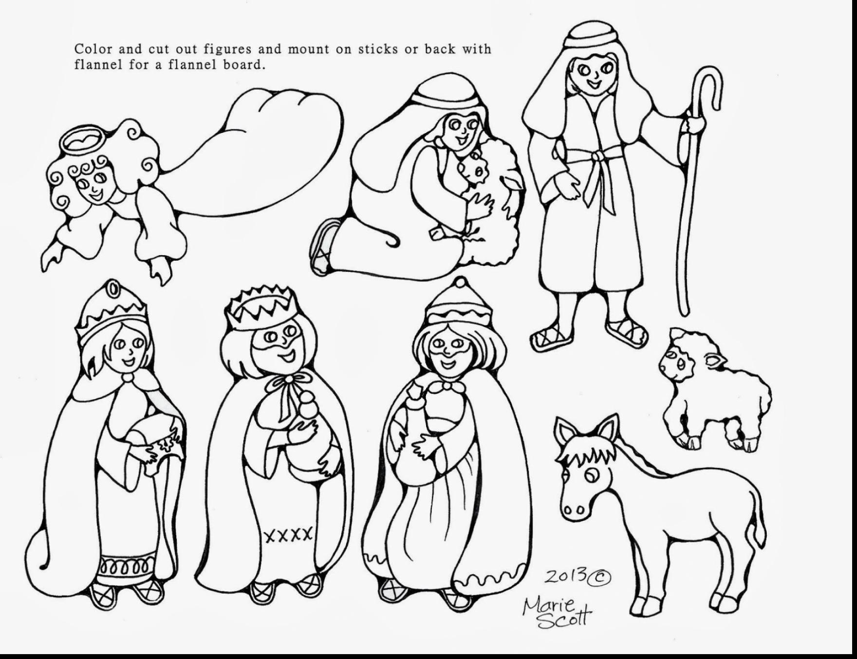 1760x1353 Coloring Pages Nativity Animals Copy Nativity Animals For Paper