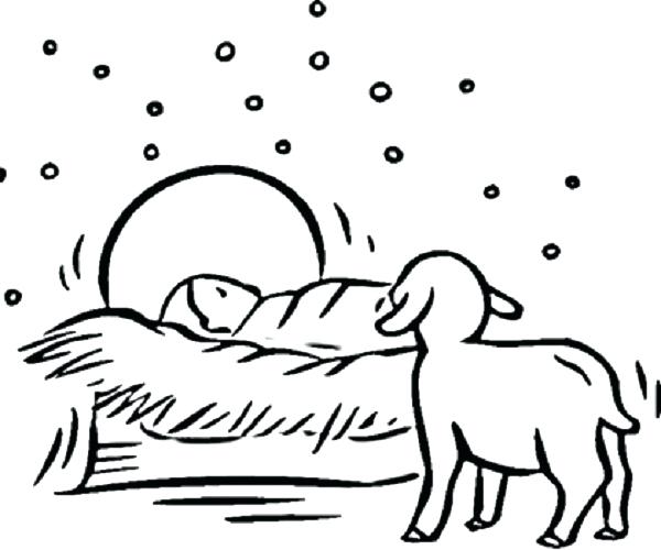 600x500 Coloring Pages Nativity Daily Coloring Pages Nativity