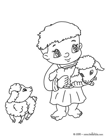 364x470 Nativity Woman Character Coloring Pages