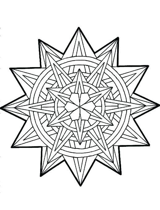 518x679 Christmas Coloring Pages Tree Star Christmas Star Coloring Page
