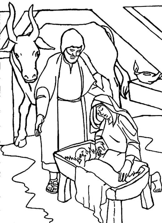 518x711 A World Welcoming The Birth Of Savior Bible Christmas Story
