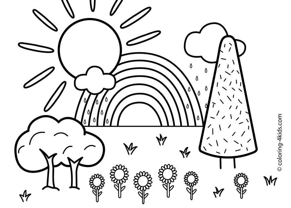 970x692 Free Printable Nature Coloring Pages For Kids