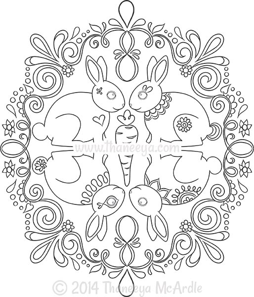 514x600 Nature Mandalas Coloring Book By Thaneeya Mcardle