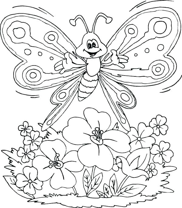 600x686 Butterfly Life Cycle Coloring Page Coloring Page Of Butterfly