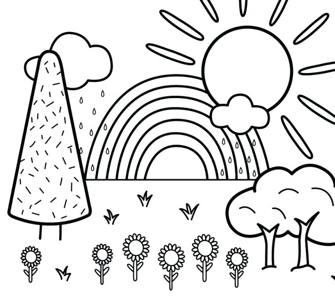 678x600 Nature Coloring Pages Coloring Pages Nature Coloring Pages Special