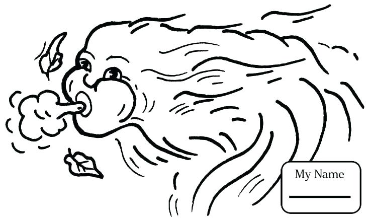 734x437 Water Cycle Coloring Page Nature Seasons Simple Water Cycle Water