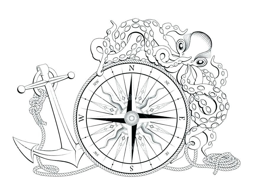863x664 Nautical Coloring Pages Nautical Coloring Pages Nautical Map