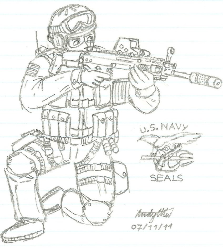 848x941 Us Navy Seal Team 6 By Nd 2500 On Navy Seal Coloring