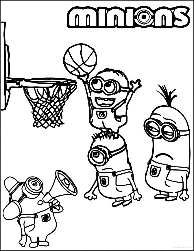 Nba Basketball Coloring Pages