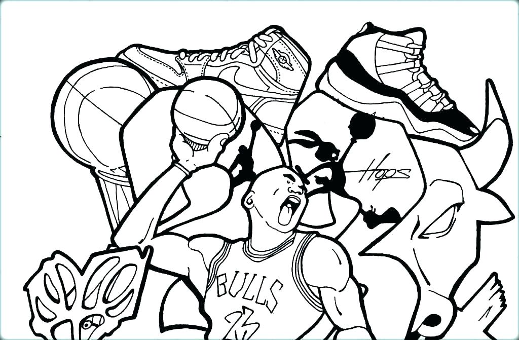 1024x671 Basketball Team Coloring Pages Teams Coloring Pages Players