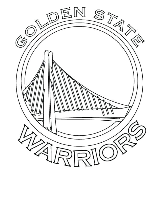 678x896 Nba Coloring Page Colouring Pages Golden State Warriors Nba