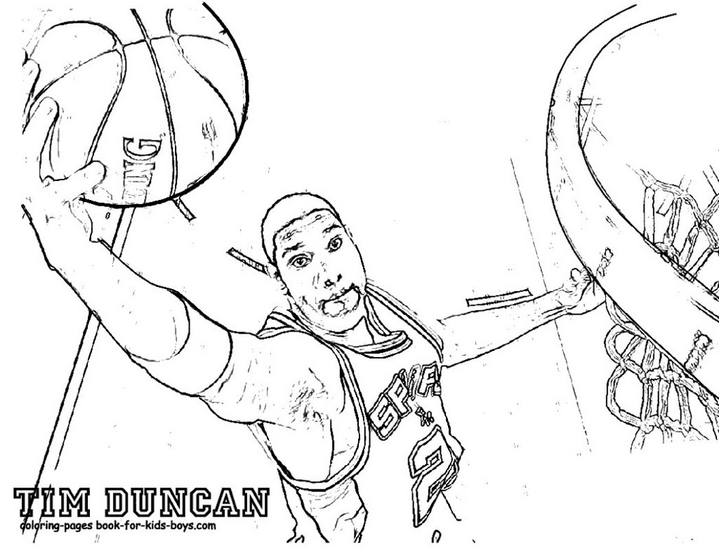 1048x810 Nba Coloring Pages