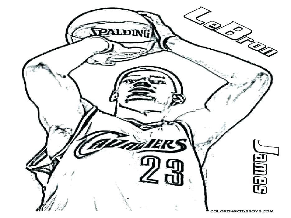 Nba Printable Coloring Pages