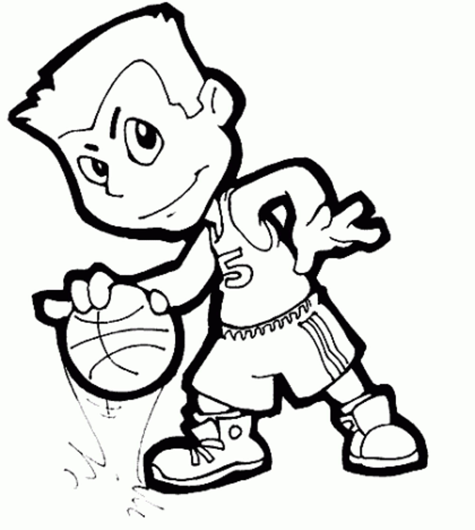 2000x2229 Fresh Coloring Pages Basketball Color Page Nba Coloring Pages