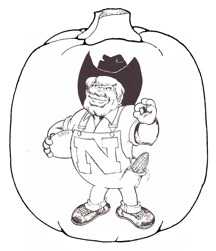736x857 Nebraska Football Coloring Pages