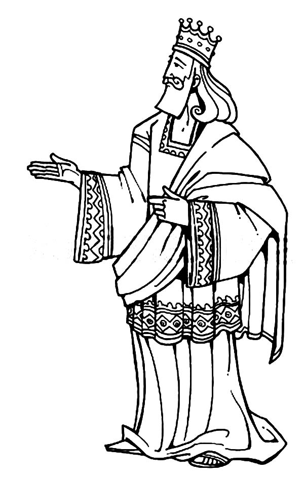 Nebuchadnezzar Coloring Page