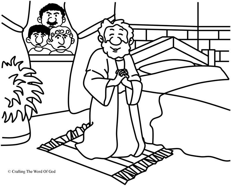 800x646 Daniel Ora A Dios Pagina De Colorear School Lessons, Sunday
