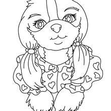 220x220 Dog With The Sausage Necklace Coloring Pages