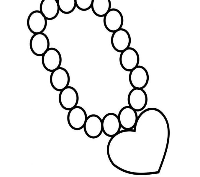 678x600 Jewelry Coloring Pages Necklace Coloring Pages Thelittleladybird