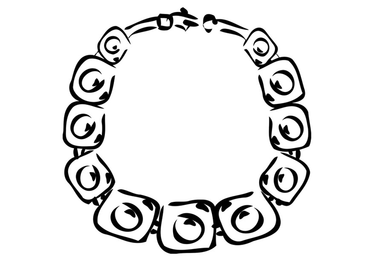 750x531 Coloring Page Necklace