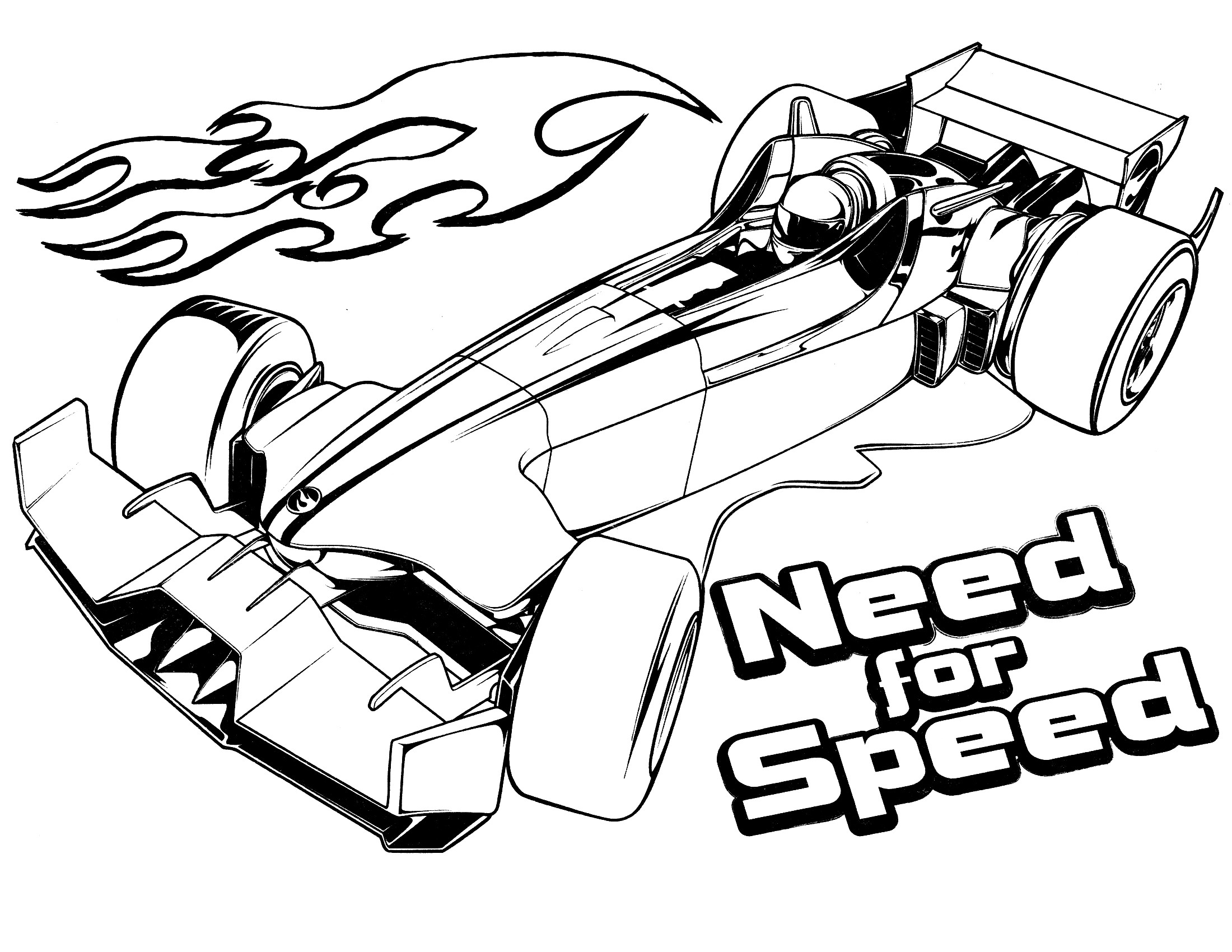 2200x1700 Need For Speed Coloring Pages