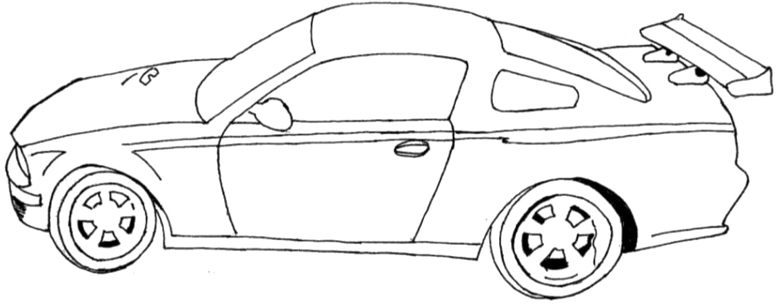 1137x442 Need For Speed Coloring Pages