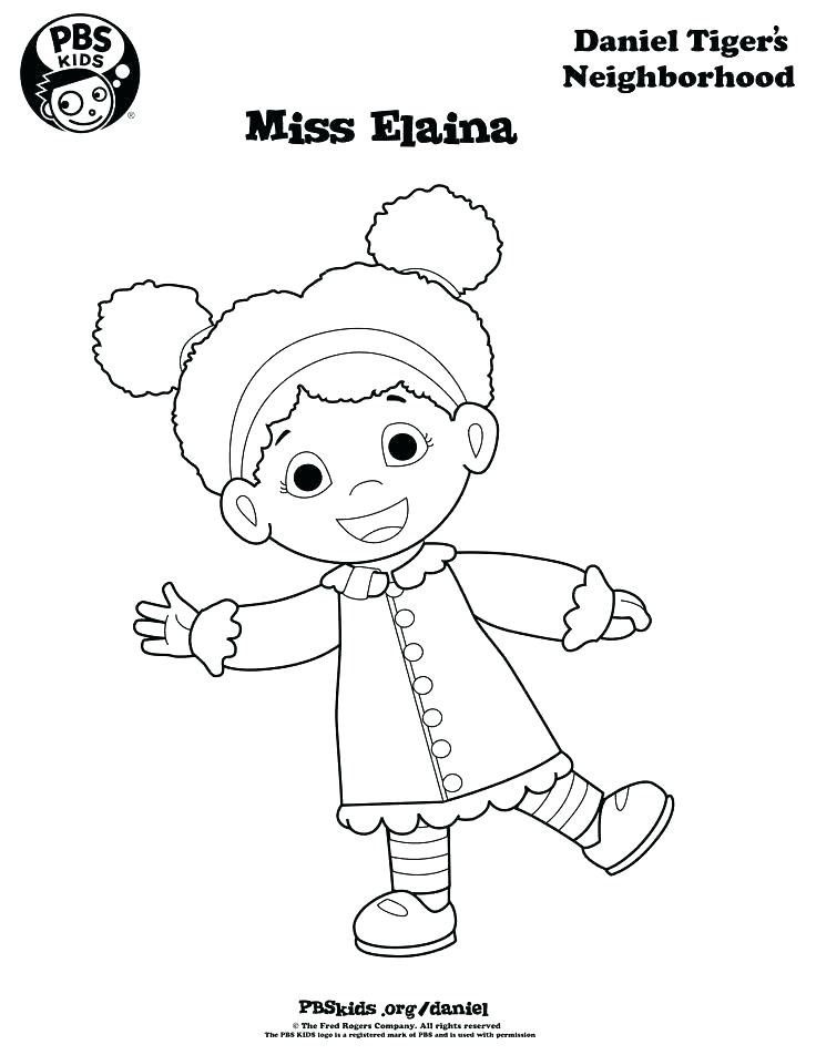 736x952 Colorear Daniel Tigre Tigers Neighborhood Trolley Coloring Page