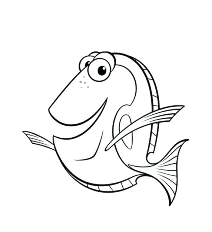 700x767 Finding Nemo Coloring Pages Free Everychat.co