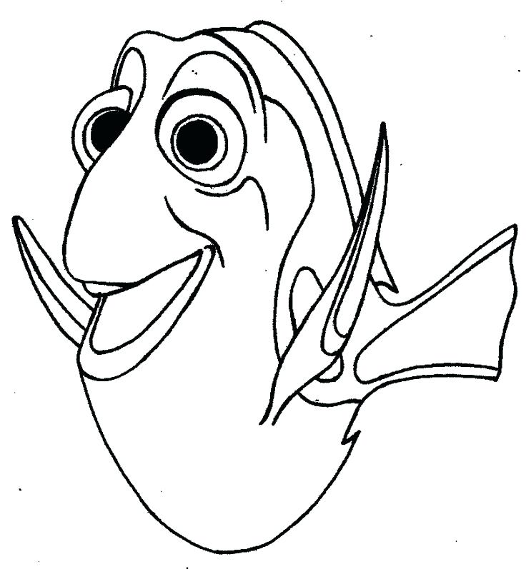 736x797 Fish Coloring Pages Free Coloring Nemo Printable Colouring Pages