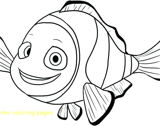 678x533 Nemo Coloring Page