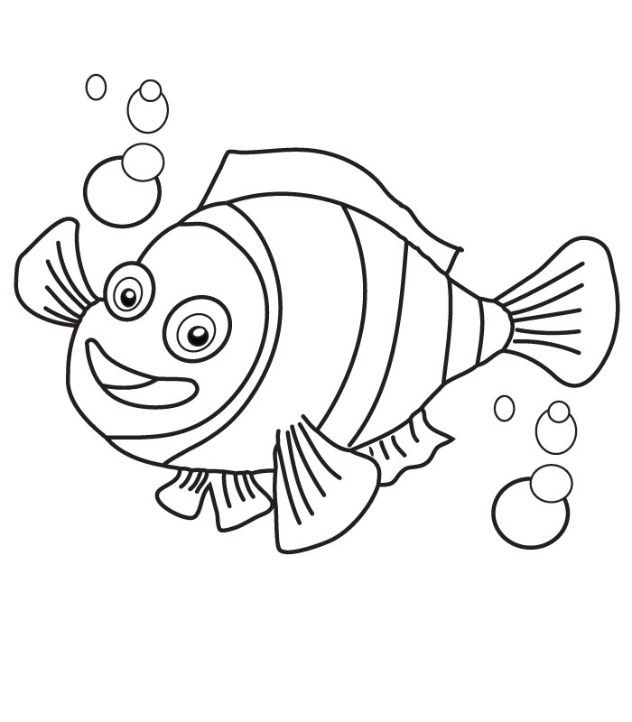 700x800 Coloring Nemo