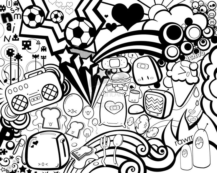 Neon Coloring Pages