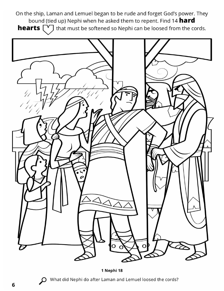 924x1200 Laman And Lemuel Bind Nephi