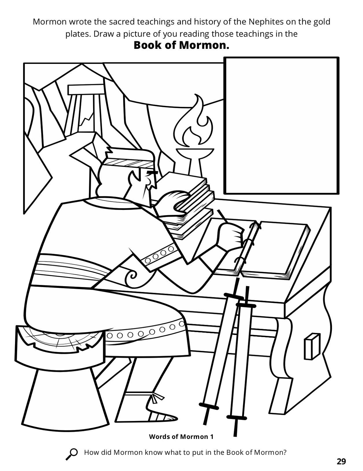 1232x1600 Full Book Of Mormon Coloring Pages Compiles Sacred Writings