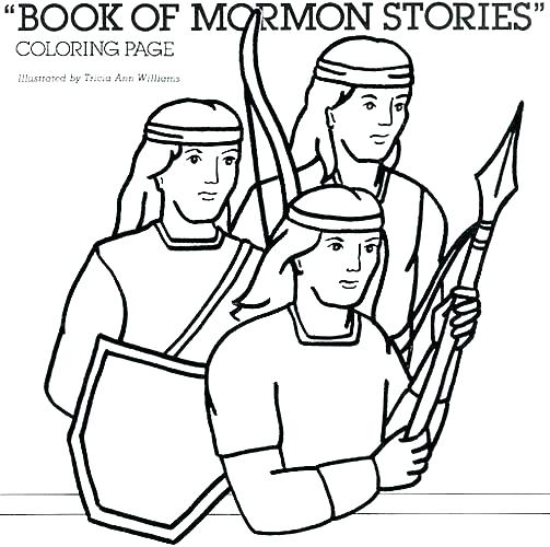503x500 Book Of Mormon Coloring Pages Nephi Best Primary Images On Page