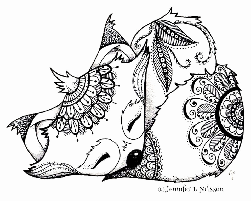 960x768 Nerf Coloring Pages Awesome Baby Fox Coloring Pages Stone Fox