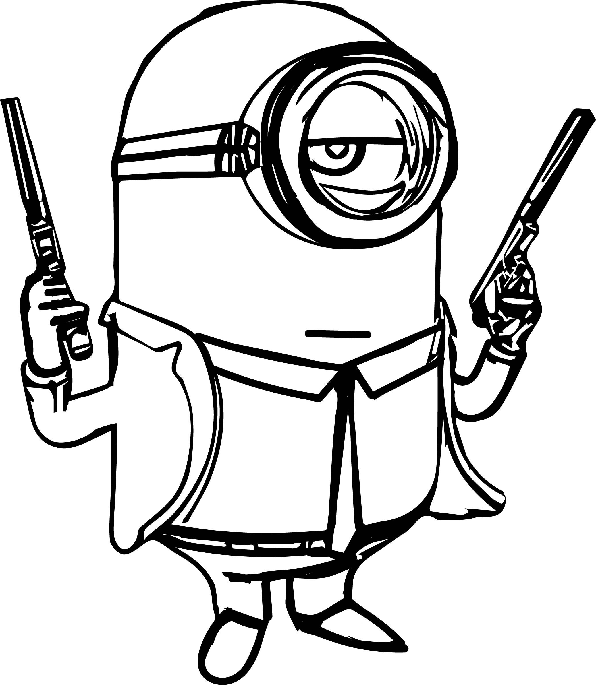 Nerf Gun Coloring Pages