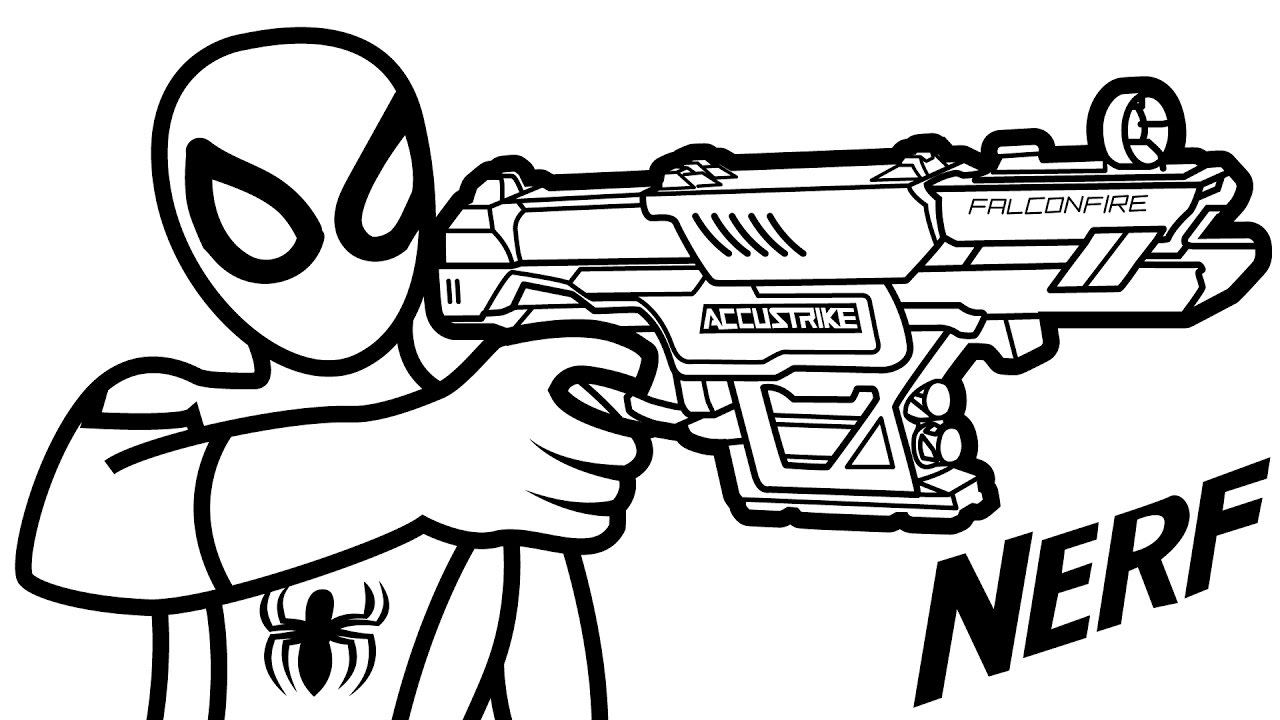 1280x720 Nerf Coloring Pages Of Guns 7045 Arilitv Coloring Pages Of Nerf