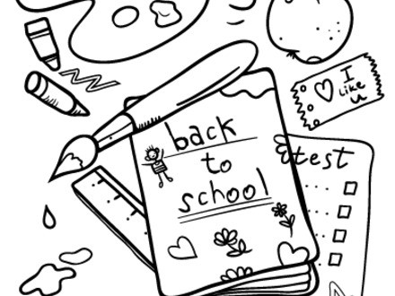 440x330 Digestive System Coloring Page Fresh Nervous System Drawing