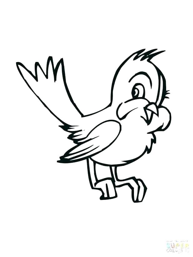 618x824 Bird Nest Coloring Page Printable Bird Coloring Pages Free