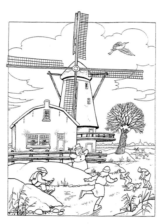 564x766 Heel Holland Kleurt Nederland,kleurboek