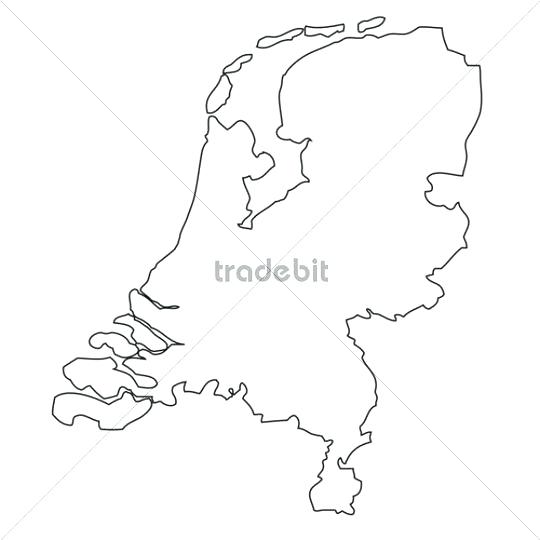 540x540 Maps Blank Map Of Netherlands In Coloring Pages For Kids. Blank