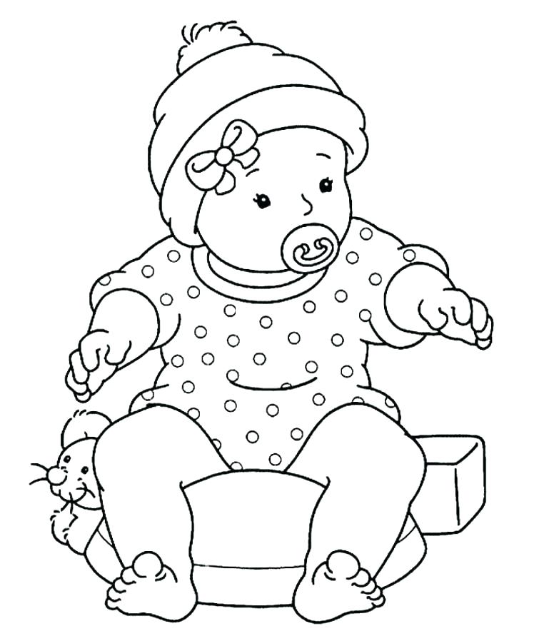 762x898 Baby Coloring Pages Coloring Page Baby Baby Color Pages Glamorous