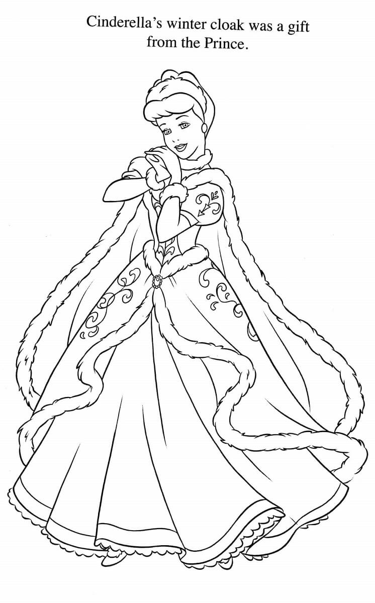 746x1200 30 Free Printable Cinderella Coloring Pages
