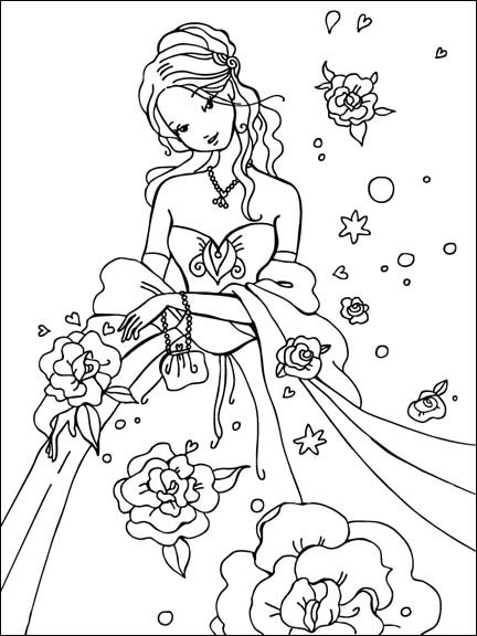 432x576 Beautiful Cinderella Coloring Pages Tell The Story