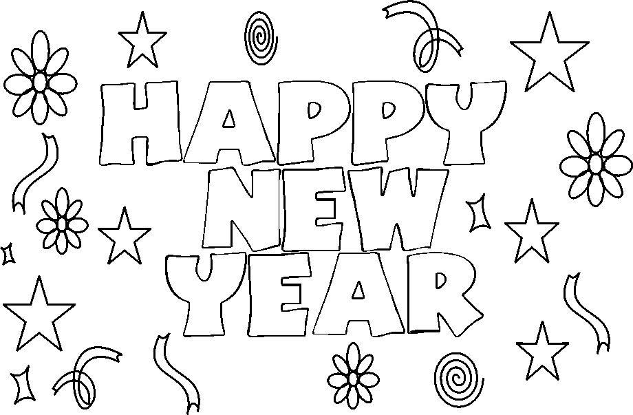 920x603 Happy New Year Printable Coloring Pages Coloring Pages For Kids