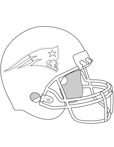 371x480 New England Patriots Helmet Coloring Page From Nfl Category