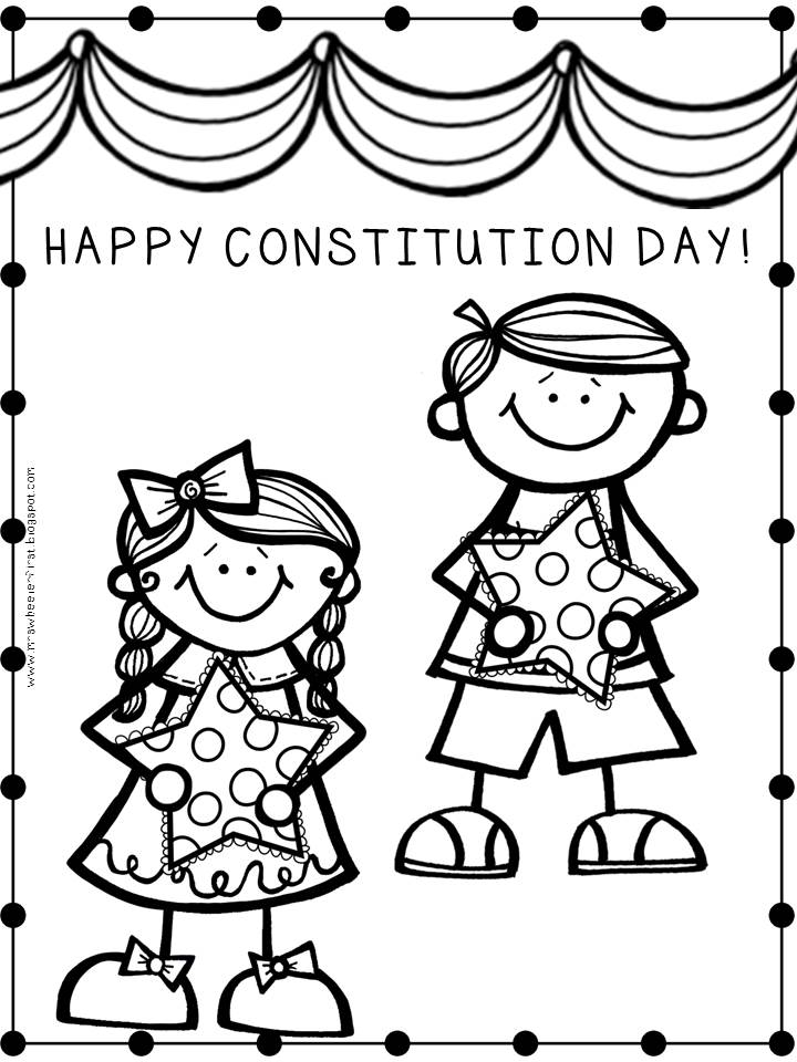 720x960 Constitution Day Coloring Page