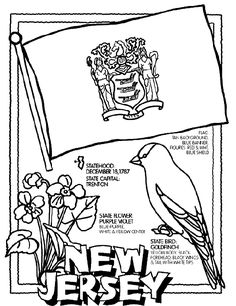 236x306 Free Coloring Pages For Each State. Each Printable Poster Includes