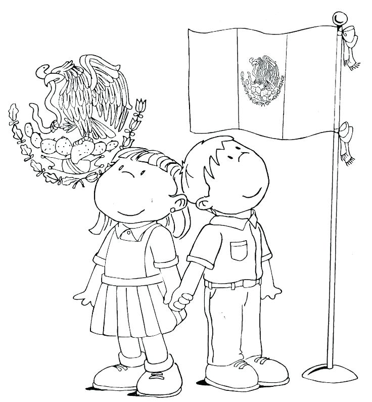 736x795 Mexico Coloring Sheet